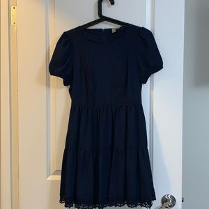 Forever 21 Exclusive dark navy tiered dress